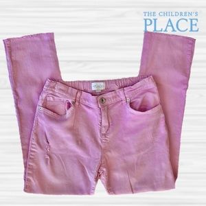 🌸🌸 Pink Stretchy Distressed Capris 🌸🌸